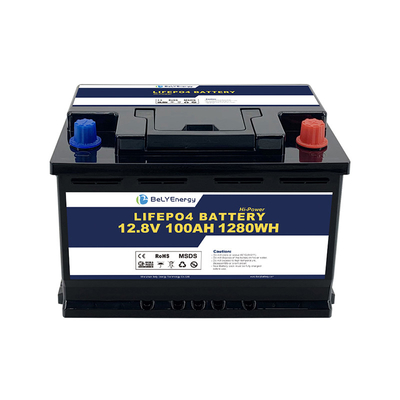 購入 Bluetooth 12V 100AH LiFePo4 バッテリー 太陽光発電システムのための自己暖房 100% DOD online manufacture