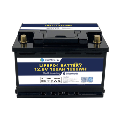 購入 再充電可能な電気ゴルフ カートのLithtech Lifepo4のリチウム電池12volt 100ah online manufacture