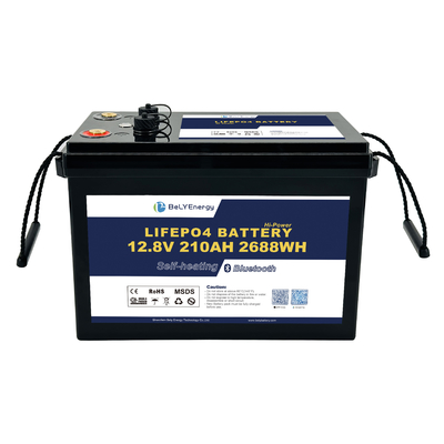 購入 IP65 12V 210AH バッテリー ソーラーエネルギーシステム用 CAN/RS485 インターフェース online manufacture