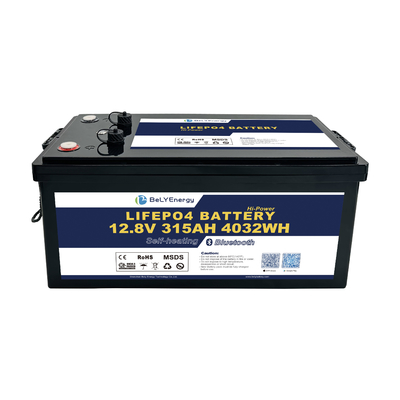 購入 カスタマイズされた 315AH 12V LiFePo4 バッテリー ブルーツと自己加熱 CAN/RS485 インターフェース online manufacture