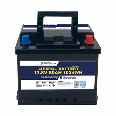 購入 軽量設計 設置が簡単 3000サイクル 12V80Ah LiFePo4 バッテリー ボート用 online manufacture