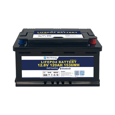 購入 長サイクル寿命 LiFePO4 リチウムブルートゥース バッテリー SAE 端末型 幅広い温度範囲 online manufacture