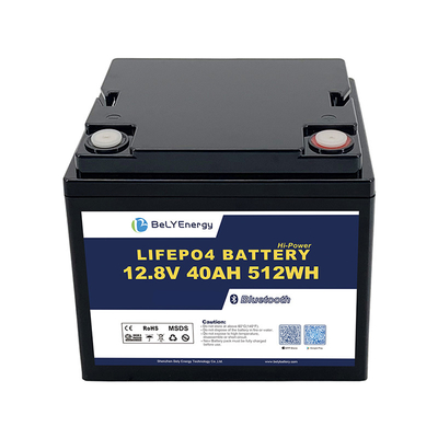 購入 容量 12.8V 40Ah ブルートゥース リチウム電池 IP65 保護箱 512Wh エネルギー online manufacture