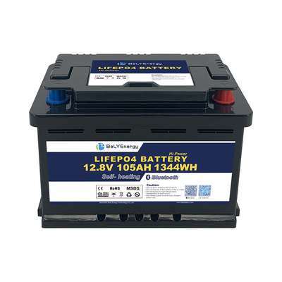 購入 RV LiFePO4 エネルギー貯蔵用のバッテリー 12V 105AH,BTと自己加熱 online manufacture