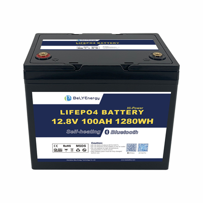 購入 充電可能な12V100AHの電池,BTと自己加熱 online manufacture