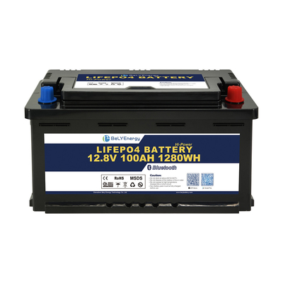 購入 Bely Energy 内蔵 Bms 12V100AH リチャージ可能な太陽電池 RV用電気自動車 海上用 online manufacture