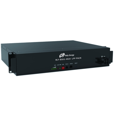 購入 LEDの表示器を含むRS485コミュニケーションLiFePO4電気通信電池銀行48V 20Ah online manufacture
