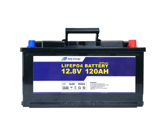 購入 余暇12v 120Ahのリチウム鉄は深い周期電池をリン酸で処理する online manufacture