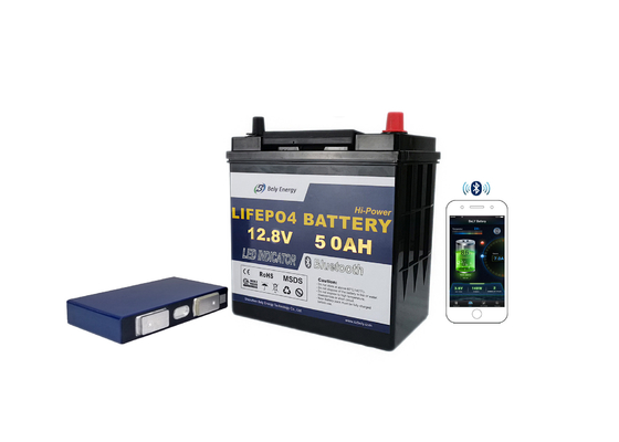 購入 安全な信頼できる12ボルト50のAmp時間電池のBluetoothの海底リチウム イオン電池 online manufacture