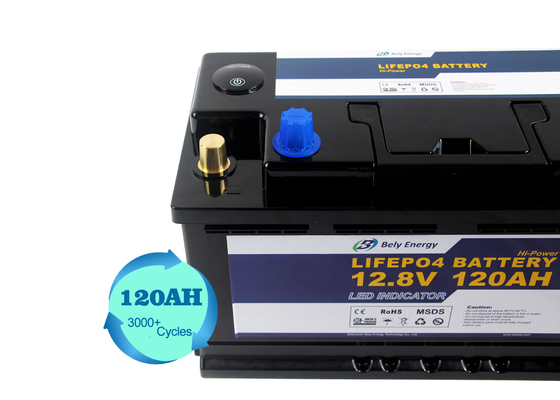購入 12ボルト120Ah Lifepo4は軽いリチウム電池12V深い周期の充電電池を導いた online manufacture