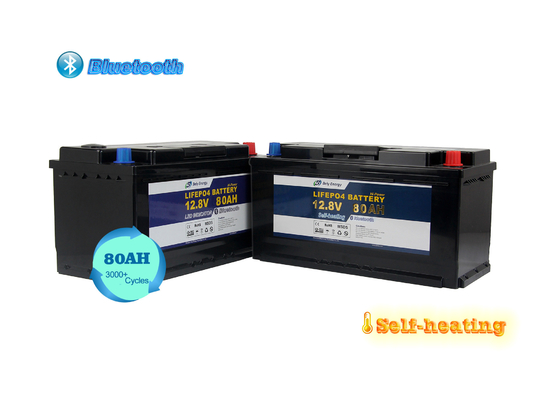 購入 海洋のリチウム電池のキャンプ車の鉄の隣酸塩リチウムを熱する12V 80Ah BT4.0 online manufacture