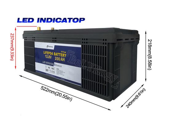 購入 12V 200Ahのゴルフ カートのリチウム電池LEDの電気ゴルフ トロリー リチウム電池 online manufacture