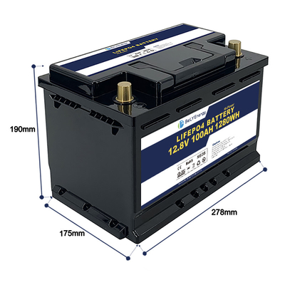 ベリーエネルギー 12V 100AH LiFePo4 バッテリー 船舶用 3年保証