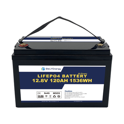 リチャージ可能なライフポ バッテリー 12v 120ah 1536 Wh 軽量