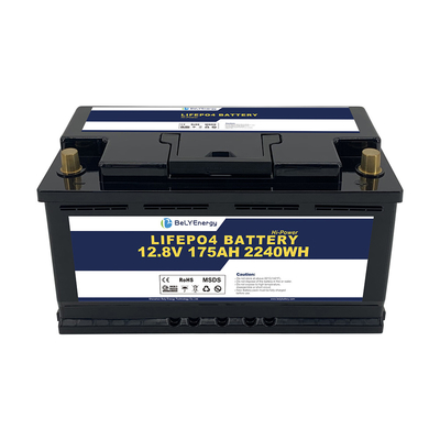 リチャージ可能なライフポ4 12v 175ah バッテリー ゴルフカート シェルフ ボート スクーター