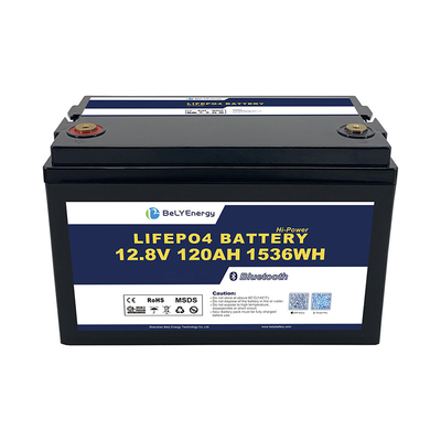 低自己放電 3000サイクル 太陽電池 リチウム バッテリー ABSケース 12.8V120Ah