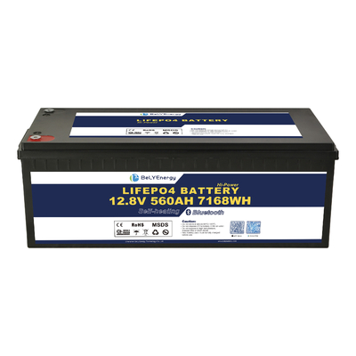 高容量電池 12V 560AH リチウム電池 LiFePO4 BTと自己加熱