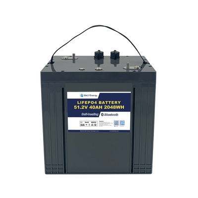 鉛酸交換ゴルフカート 通信機能 48V40AH のリチウム電池