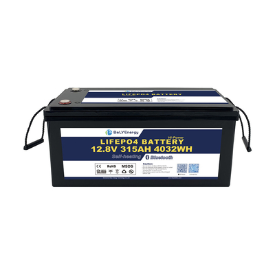 ディープサイクル LiFePO4 バッテリー 12V 315AH BTとエネルギー貯蔵のための内部加熱