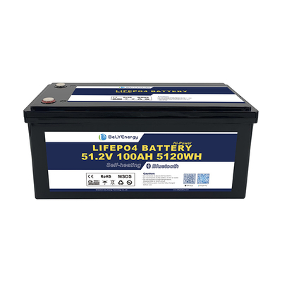 5120 Wh Lifepo4 バッテリー 48v 100ah 通信ステーションのための避難船