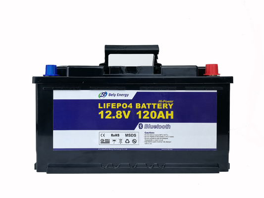 Bluetooth 12V 120Ahの海洋UPSのためのスマートなヨットのリチウム電池