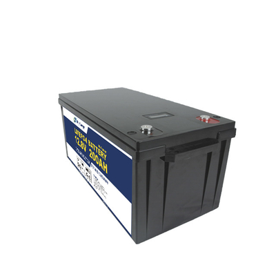 12V 200Ahのリチウム イオン隣酸塩電池のパックは軽いMotorhomeの家電池を導いた