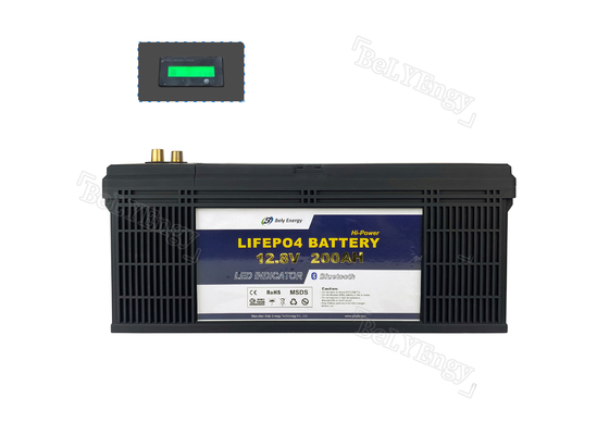 12V 200Ahは軽いリチウム電池を導いた